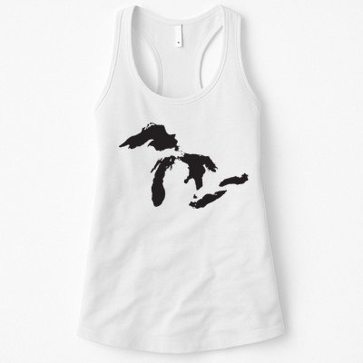 The Great Lakes Detroit Michigan T Womens Tank Top