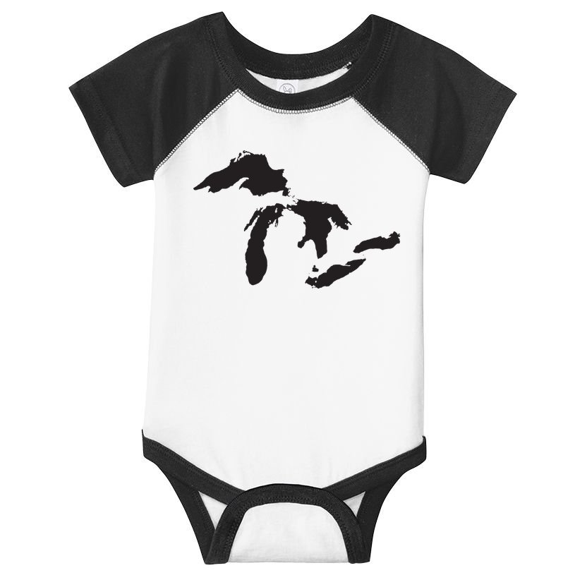 The Great Lakes Detroit Michigan T Infant Baby Jersey Bodysuit