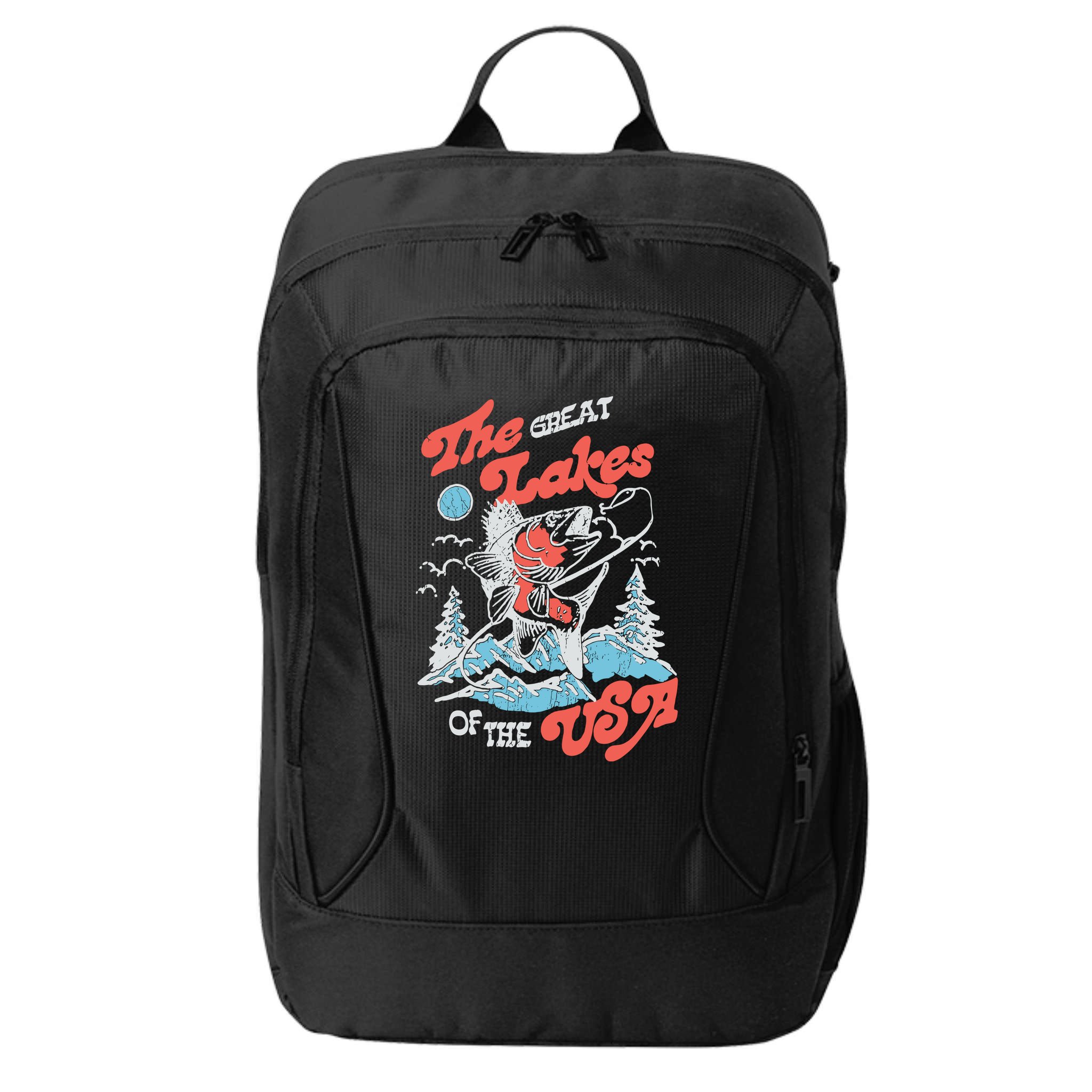The Great Lakes Retro Inspired Graphic City Backpack