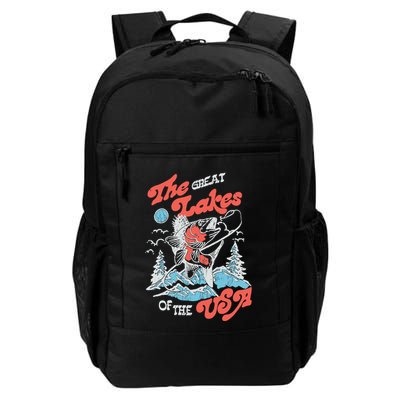 The Great Lakes Retro Inspired Graphic Backpack