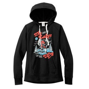 The Great Lakes Retro Inspired Graphic Women's Fleece Hoodie