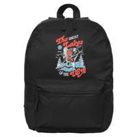 The Great Lakes Retro Inspired Graphic 16 in Basic Backpack