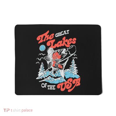 The Great Lakes Retro Inspired Graphic Mousepad