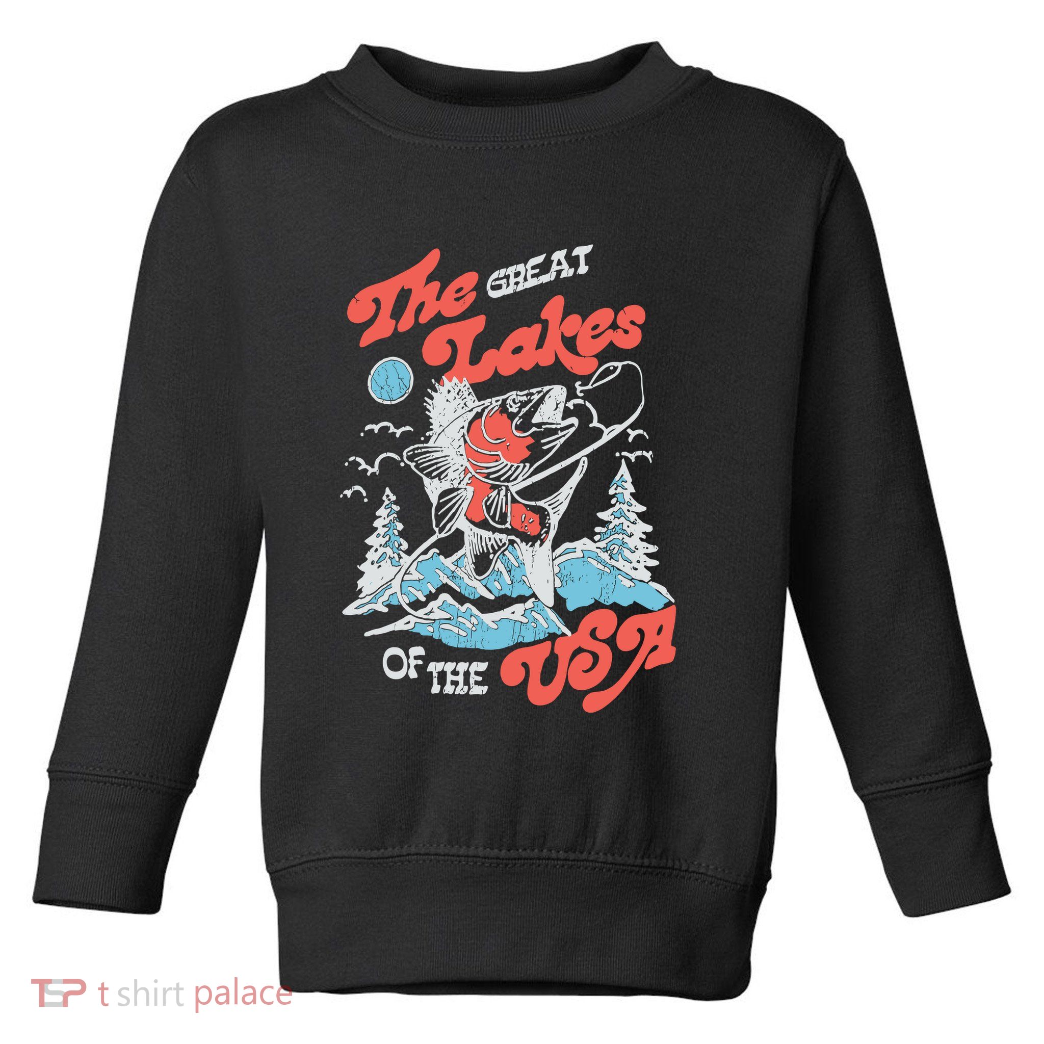 The Great Lakes Retro Inspired Graphic Toddler Sweatshirt