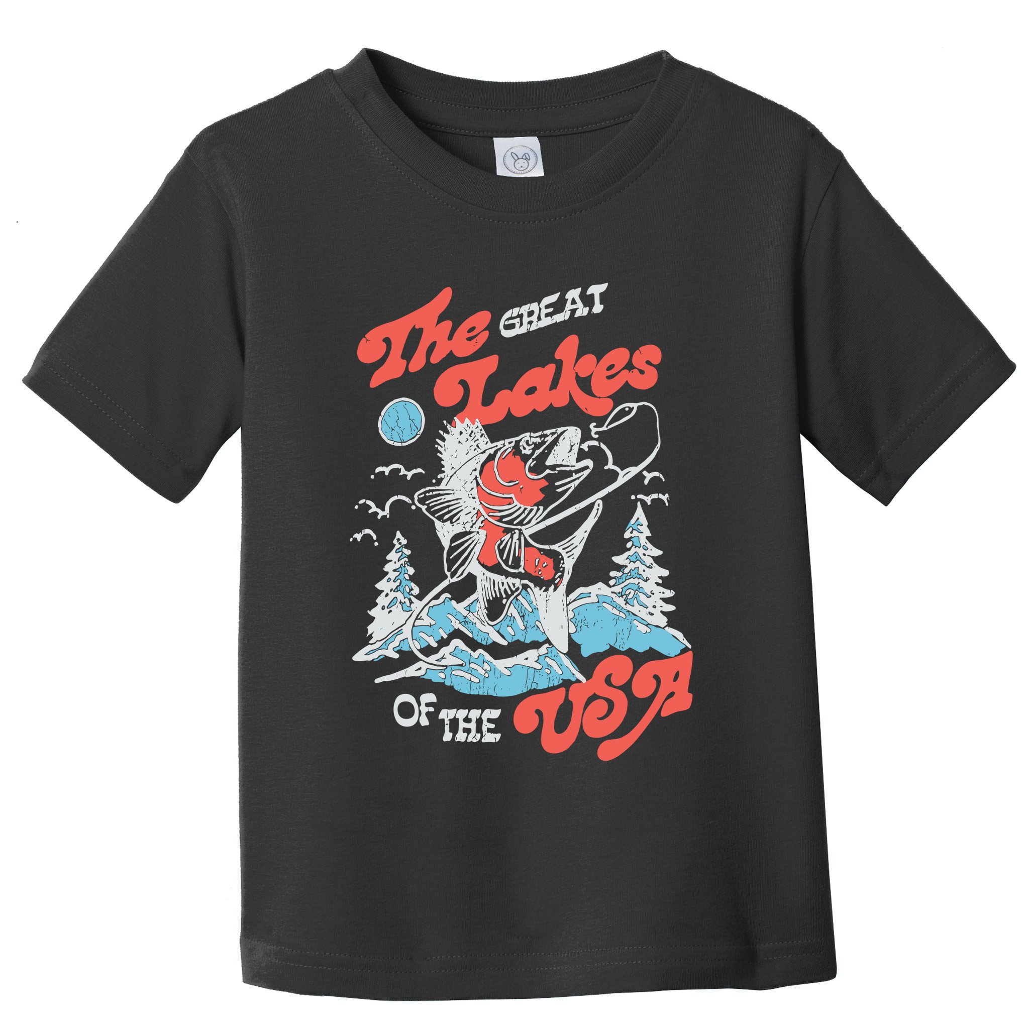 The Great Lakes Retro Inspired Graphic Toddler T-Shirt