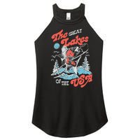 The Great Lakes Retro Inspired Graphic Women's Perfect Tri Rocker Tank