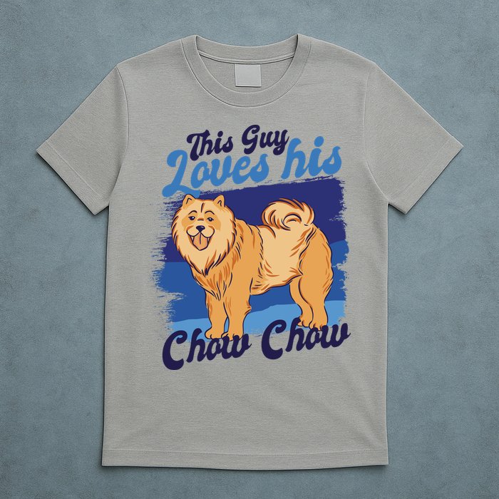 This Guy Loves His Chow Chow Dog T-Shirt