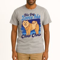 This Guy Loves His Chow Chow Dog Tall T-Shirt