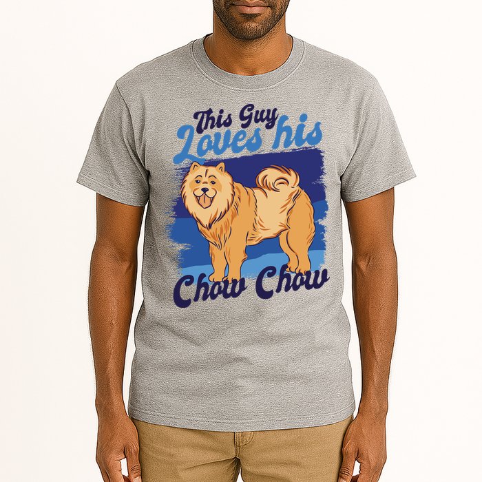 This Guy Loves His Chow Chow Dog Tall T-Shirt