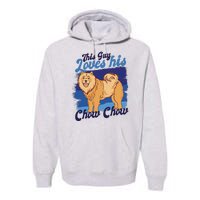 This Guy Loves His Chow Chow Dog Premium Hoodie