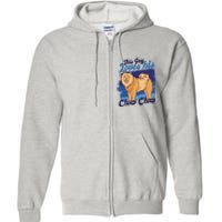 This Guy Loves His Chow Chow Dog Full Zip Hoodie