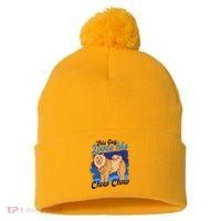 This Guy Loves His Chow Chow Dog Pom Pom 12in Knit Beanie