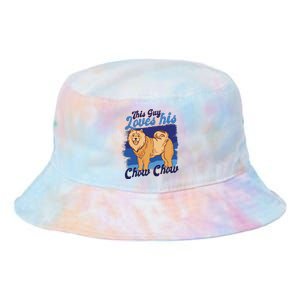 This Guy Loves His Chow Chow Dog Tie Dye Newport Bucket Hat