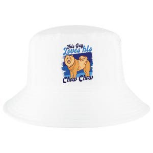 This Guy Loves His Chow Chow Dog Cool Comfort Performance Bucket Hat