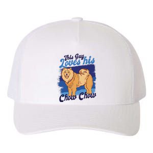 This Guy Loves His Chow Chow Dog Yupoong Adult 5-Panel Trucker Hat