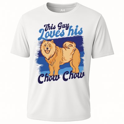 This Guy Loves His Chow Chow Dog Performance Shirt