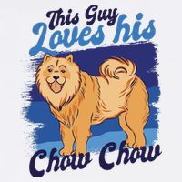 This Guy Loves His Chow Chow Dog Sweatshirt