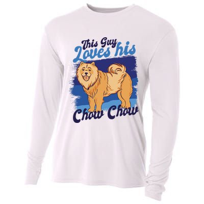 This Guy Loves His Chow Chow Dog Cooling Performance Long Sleeve Crew