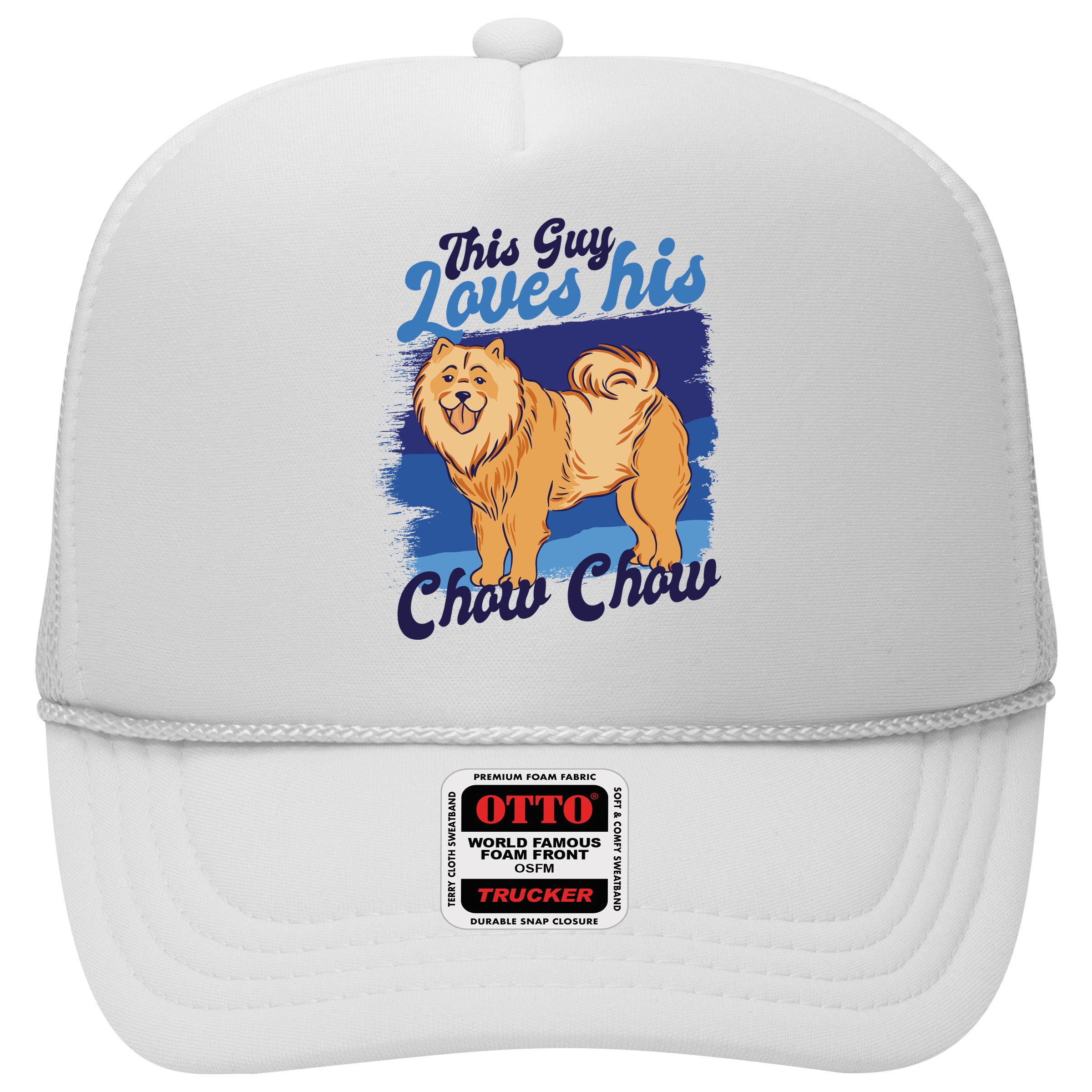 This Guy Loves His Chow Chow Dog Hat