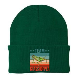 Team Grasshopper Locust Entomologist Insect Grasshopper Knit Cap Winter Beanie