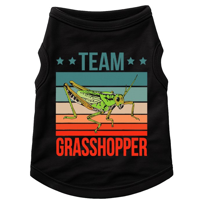 Team Grasshopper Locust Entomologist Insect Grasshopper Doggie Tank