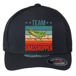 Team Grasshopper Locust Entomologist Insect Grasshopper Flexfit Unipanel Trucker Cap