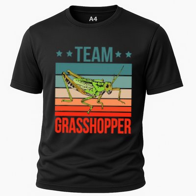 Team Grasshopper Locust Entomologist Insect Grasshopper Cooling Performance Crew T-Shirt