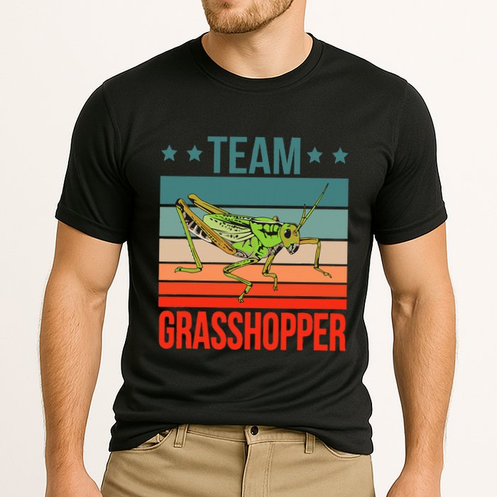 Team Grasshopper Locust Entomologist Insect Grasshopper Performance Shirt