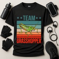 Team Grasshopper Locust Entomologist Insect Grasshopper Performance Shirt