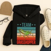 Team Grasshopper Locust Entomologist Insect Grasshopper Hoodie