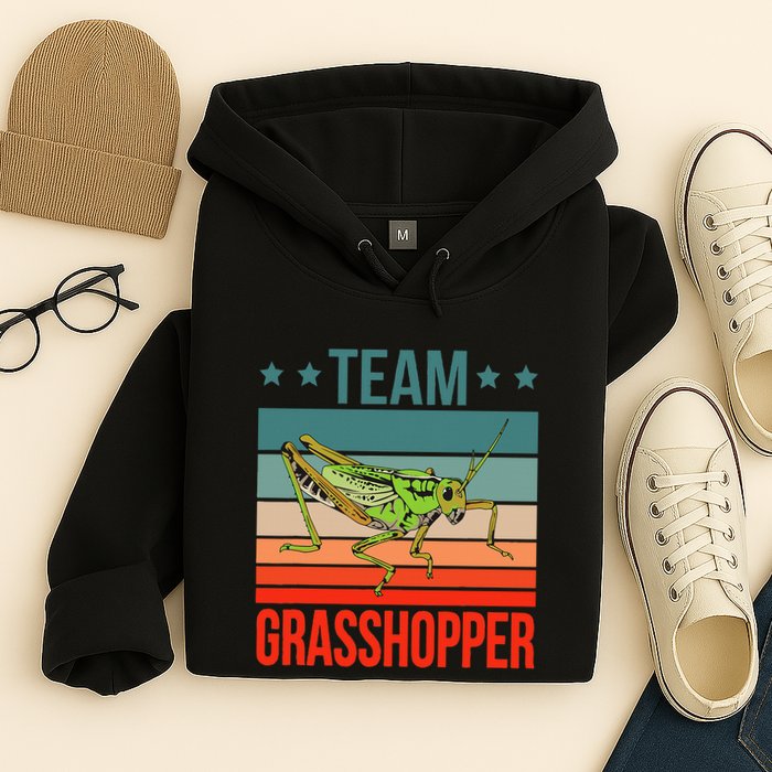 Team Grasshopper Locust Entomologist Insect Grasshopper Hoodie