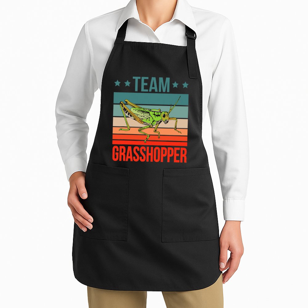 Team Grasshopper Locust Entomologist Insect Grasshopper Apron