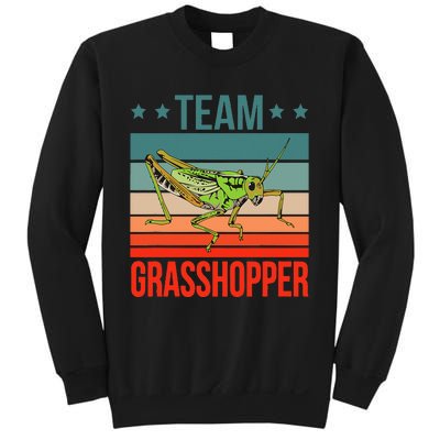 Team Grasshopper Locust Entomologist Insect Grasshopper Sweatshirt