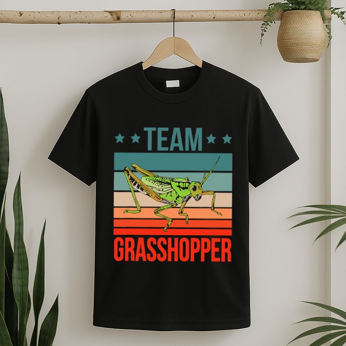 Team Grasshopper Locust Entomologist Insect Grasshopper T-Shirt