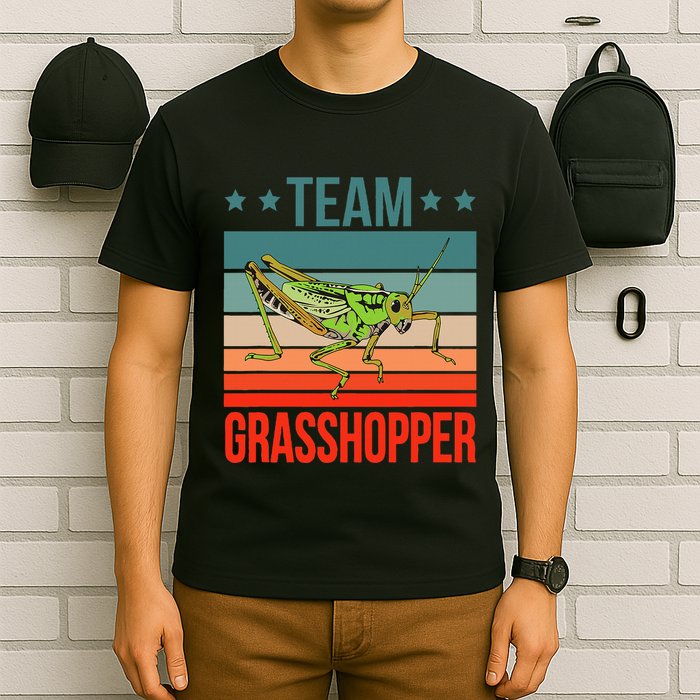 Team Grasshopper Locust Entomologist Insect Grasshopper T-Shirt