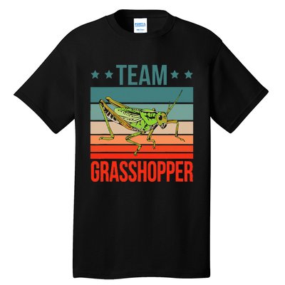 Team Grasshopper Locust Entomologist Insect Grasshopper Tall T-Shirt