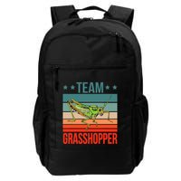 Team Grasshopper Locust Entomologist Insect Grasshopper Daily Commute Backpack