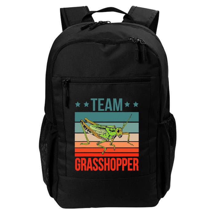 Team Grasshopper Locust Entomologist Insect Grasshopper Daily Commute Backpack