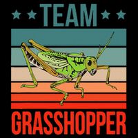 Team Grasshopper Locust Entomologist Insect Grasshopper Button
