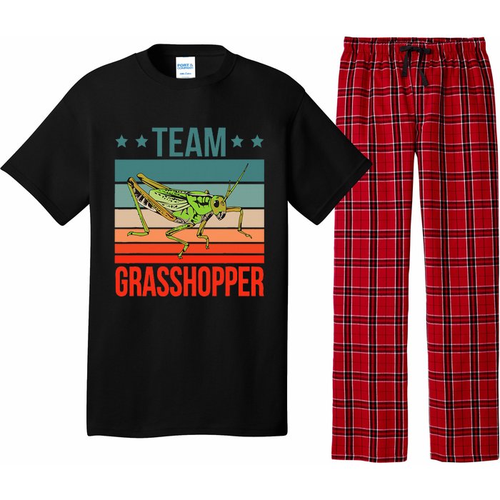 Team Grasshopper Locust Entomologist Insect Grasshopper Pajama Set