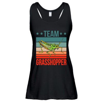 Team Grasshopper Locust Entomologist Insect Grasshopper Ladies Essential Flowy Tank