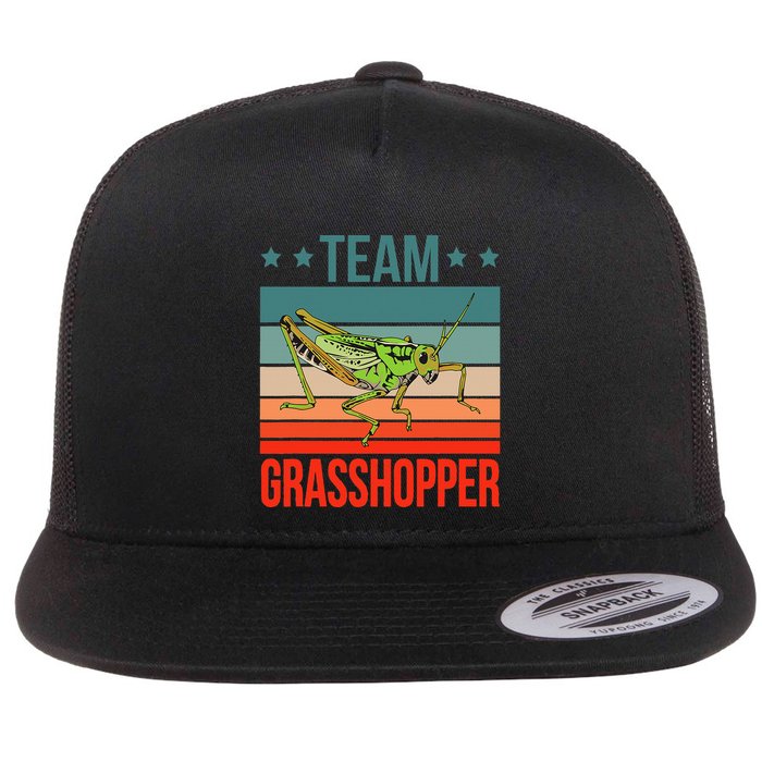 Team Grasshopper Locust Entomologist Insect Grasshopper Flatbill Hat