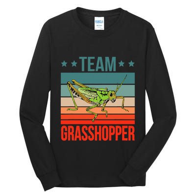 Team Grasshopper Locust Entomologist Insect Grasshopper Tall Long Sleeve T-Shirt