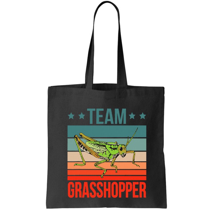 Team Grasshopper Locust Entomologist Insect Grasshopper Bag