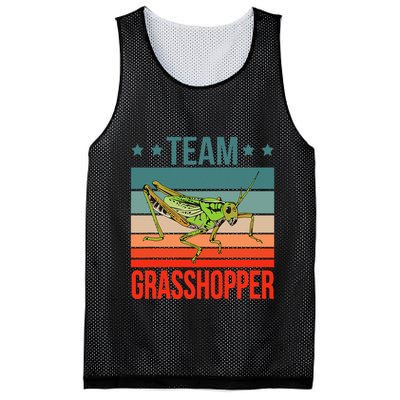 Team Grasshopper Locust Entomologist Insect Grasshopper Mesh Reversible Basketball Jersey Tank