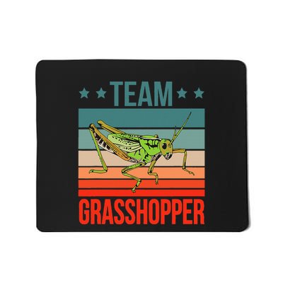 Team Grasshopper Locust Entomologist Insect Grasshopper Mousepad