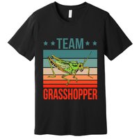 Team Grasshopper Locust Entomologist Insect Grasshopper Premium T-Shirt
