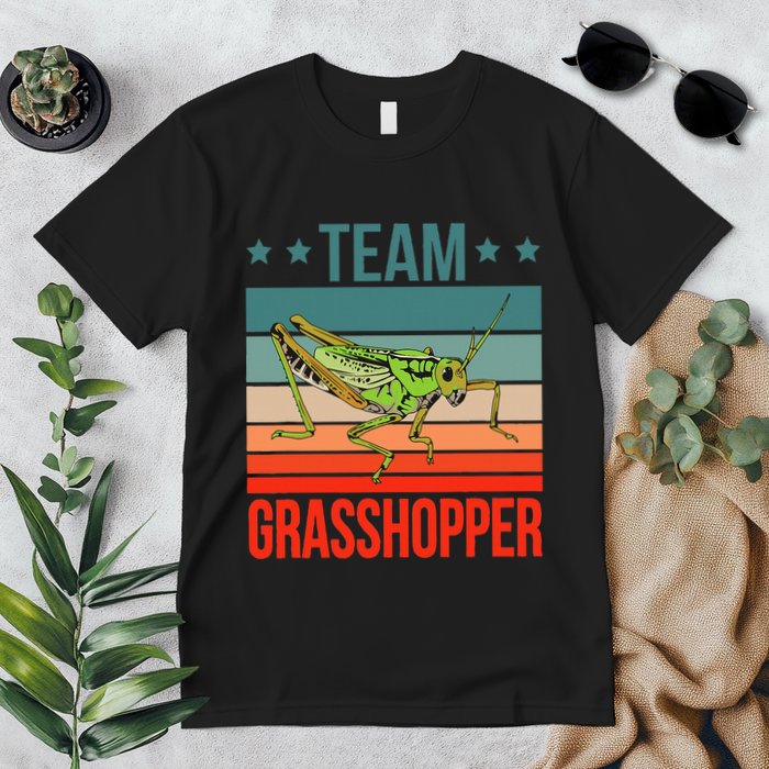 Team Grasshopper Locust Entomologist Insect Grasshopper Premium T-Shirt