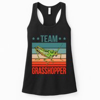 Team Grasshopper Locust Entomologist Insect Grasshopper Womens Tank Top