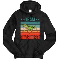 Team Grasshopper Locust Entomologist Insect Grasshopper Tie Dye Hoodie